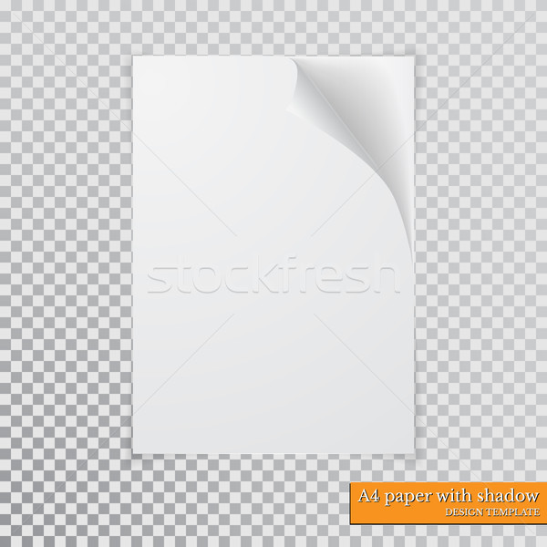 Papír árnyék design sablon vektor terv háttér Stock fotó © olehsvetiukha