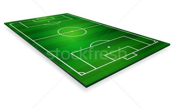 Foto stock: Campo · de · fútbol · campo · de · fútbol · fútbol · deporte · luz · fondo