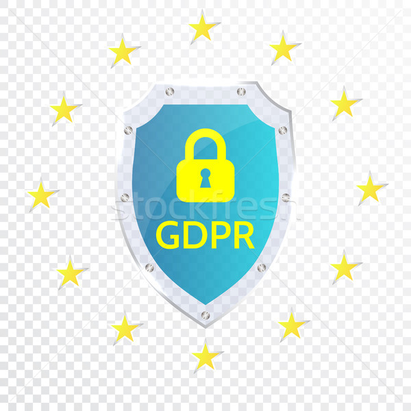 EU General Data Protection Regulation. eu gdpr vector illustration Stock photo © olehsvetiukha