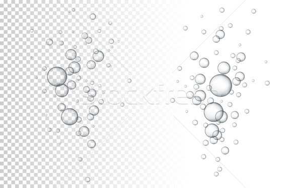 Сток-фото: воды · пузырьки · аннотация · белый · прозрачный · весело