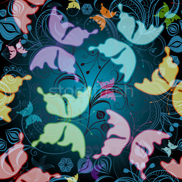 Seamless floral pattern Stock photo © OlgaDrozd