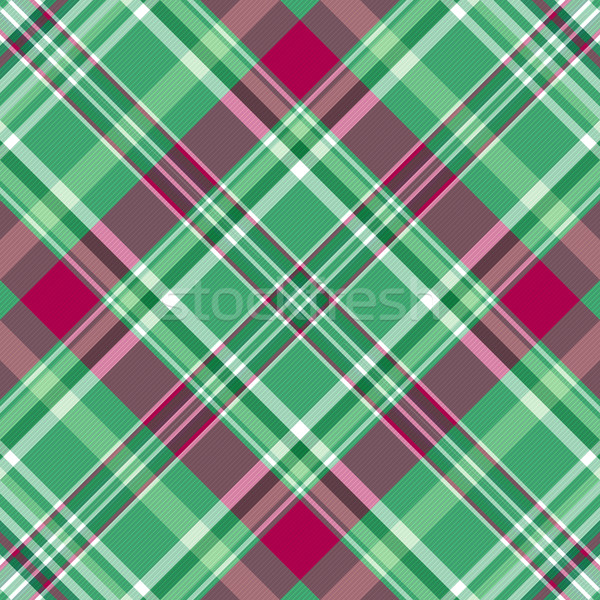 Seamless green-purple checkered pattern Stock photo © OlgaDrozd