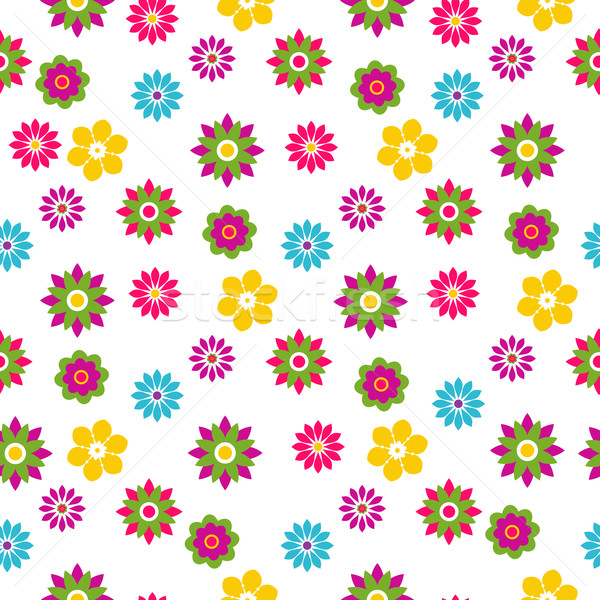 Seamless floral spring pattern Stock photo © OlgaDrozd