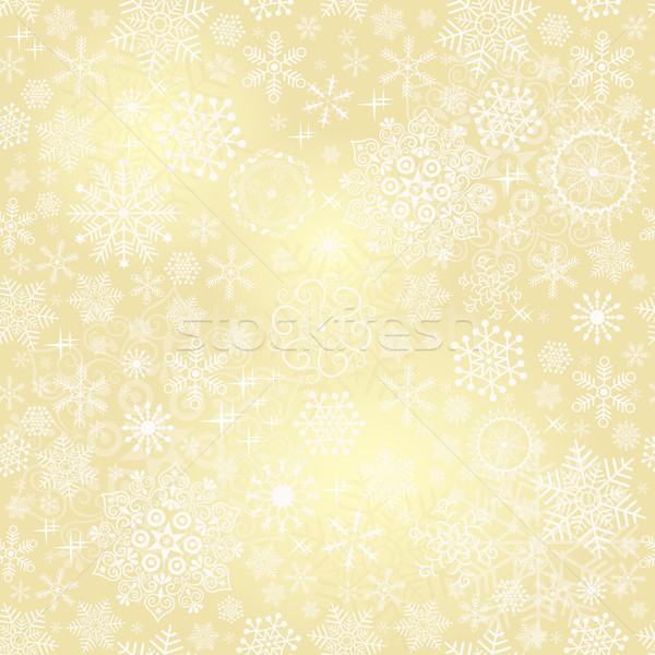 Seamless gold christmas pattern Stock photo © OlgaDrozd