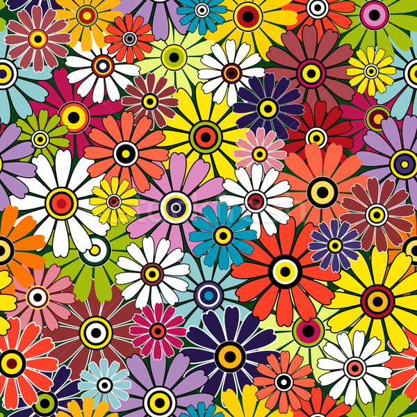 Motley seamless floral pattern Stock photo © OlgaDrozd