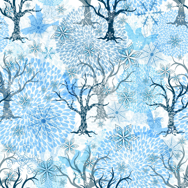 Winter seamless pattern Stock photo © OlgaDrozd