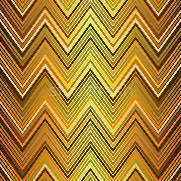 Senza soluzione di continuità oro zig-zag pattern Foto d'archivio © OlgaDrozd