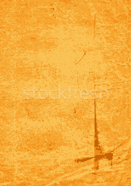 Foto stock: Edad · amarillo · manchado · papel · sucio · vector