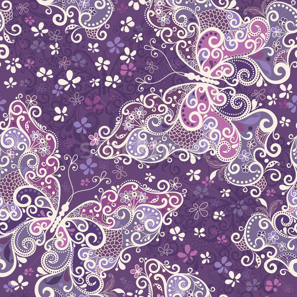 Seamless violet motley pattern Stock photo © OlgaDrozd