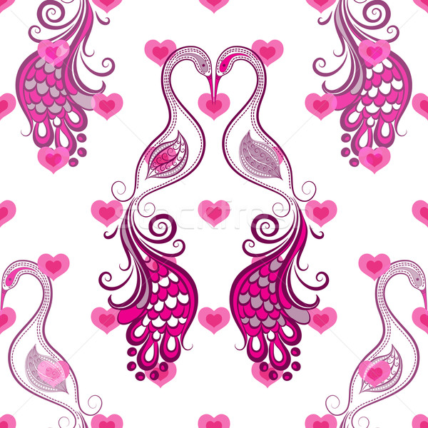 Repeating valentine pattern Stock photo © OlgaDrozd