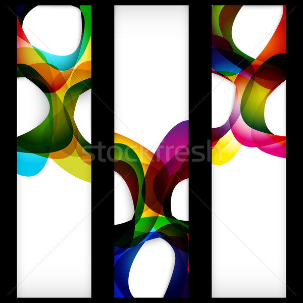 Abstract banner lege frames web design ruimte Stockfoto © OlgaYakovenko