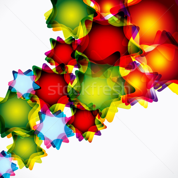 вектора аннотация ярко красочный дизайна радуга Сток-фото © OlgaYakovenko