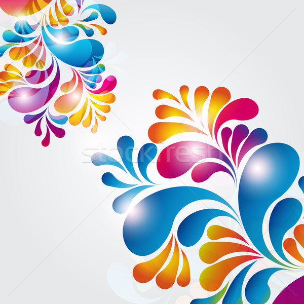 Abstract background composition with arch drops. Stock photo © OlgaYakovenko