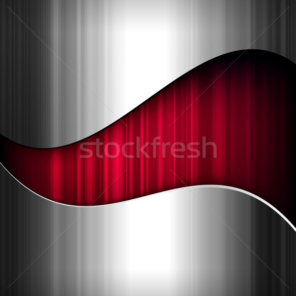 Absztrakt fémes piros terv technológia művészet Stock fotó © OlgaYakovenko
