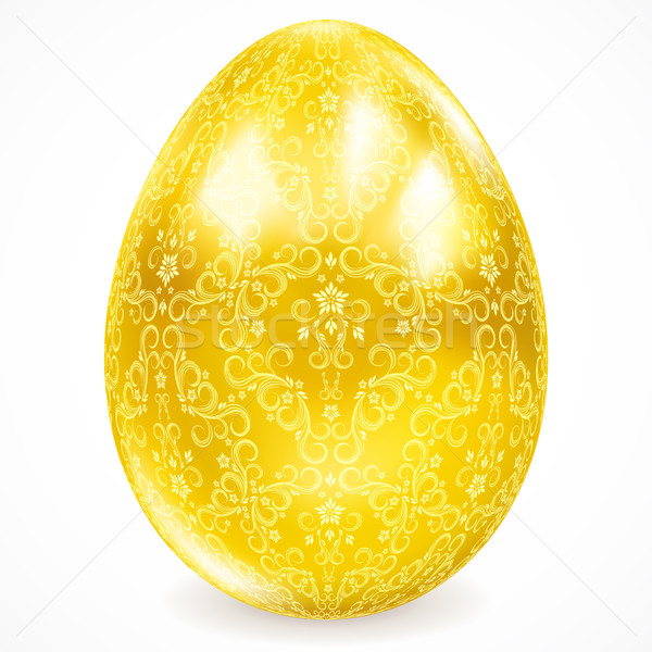 金の卵 フローラル イースター 食品 抽象的な ストックフォト © OlgaYakovenko