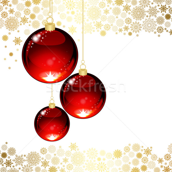 Christmas transparent ball Stock photo © OlgaYakovenko