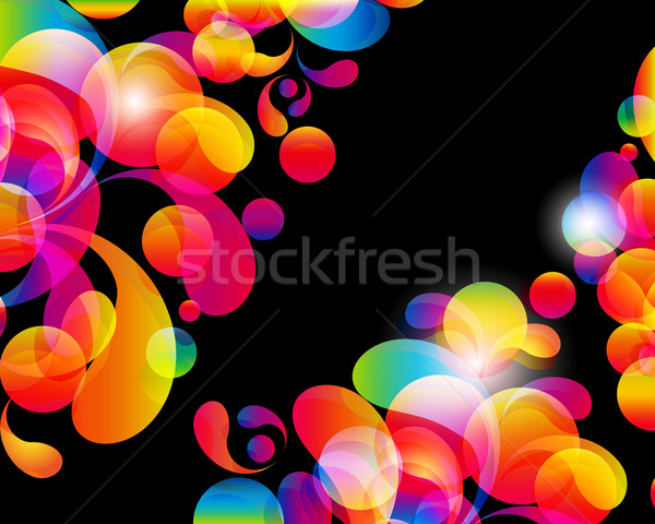 卡 抽象 光明 顏色 滴 清潔 商業照片 © OlgaYakovenko