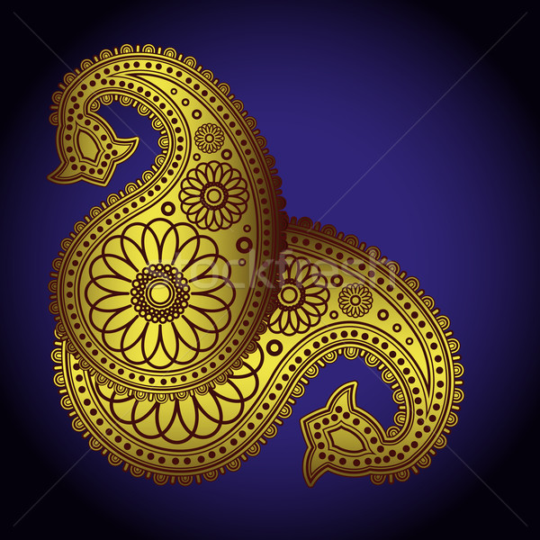 Vector.paisley.  Stock photo © OlgaYakovenko