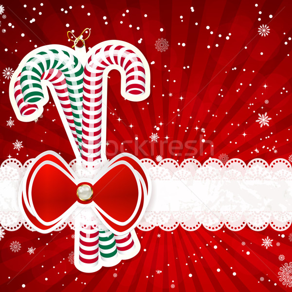Natal decoração elementos vetor papel textura Foto stock © OlgaYakovenko