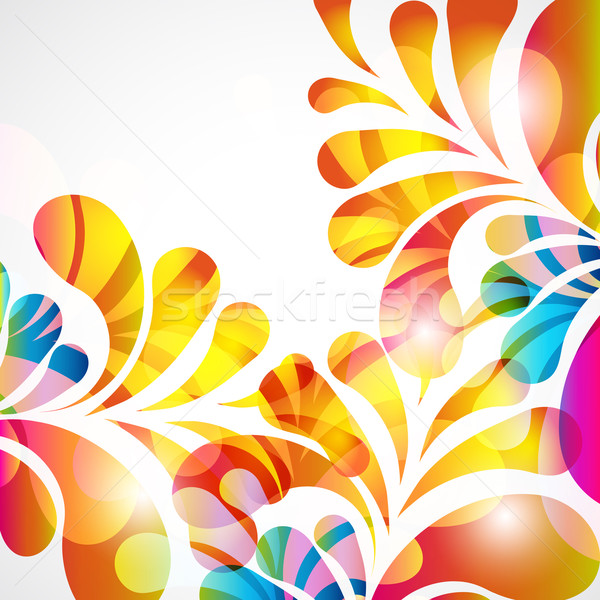 Abstract heldere ontwerp achtergrond web Blauw Stockfoto © OlgaYakovenko