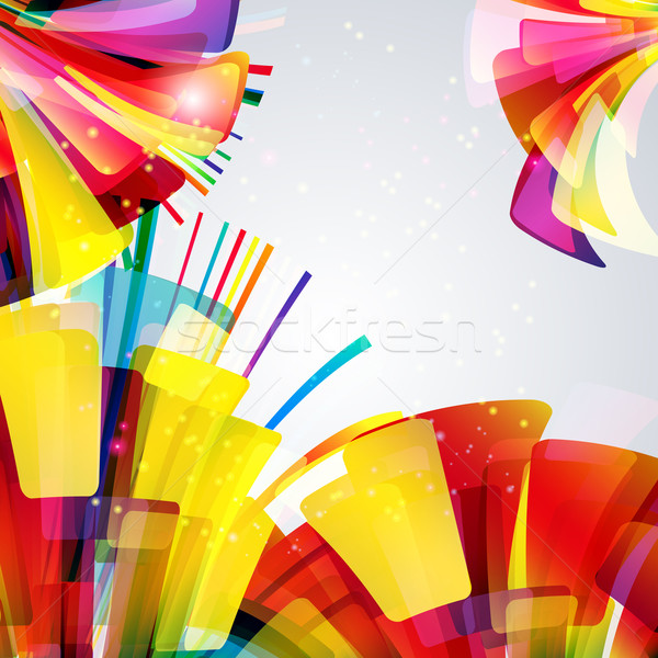 Multicolor abstract bright background. Elements for design. Eps1 Stock photo © OlgaYakovenko