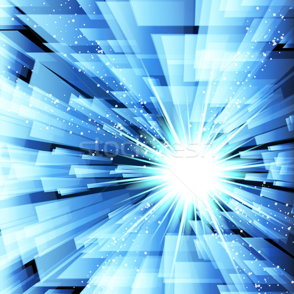 Abstract techno lines vector background. Eps 10 Stock photo © OlgaYakovenko