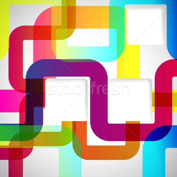 Abstract background with rounded design elements. Stock photo © OlgaYakovenko