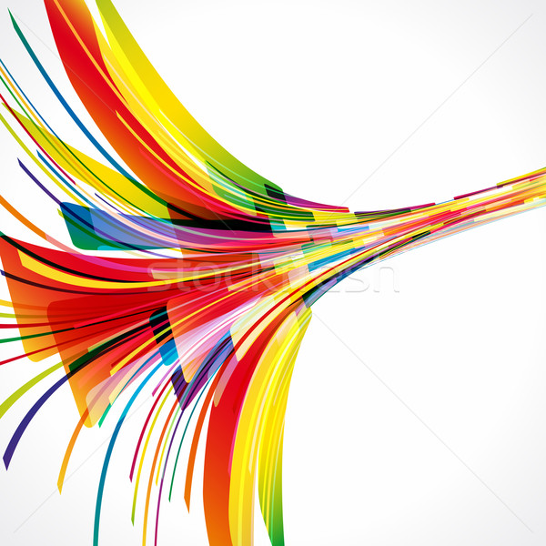 Veelkleurig communie ontwerp technologie web kleur Stockfoto © OlgaYakovenko
