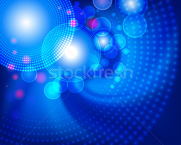 Abstract Blauw ontwerp vlam mooie stijl Stockfoto © OlgaYakovenko