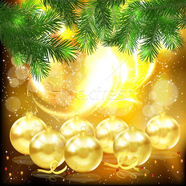Stockfoto: Christmas · abstract · schoonheid · kunst · ruimte · bal