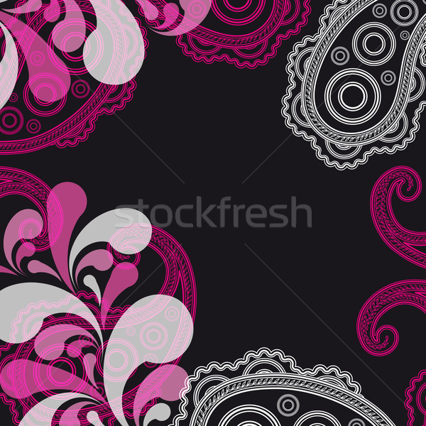 abstract paisley background with place for your text  Stock photo © OlgaYakovenko