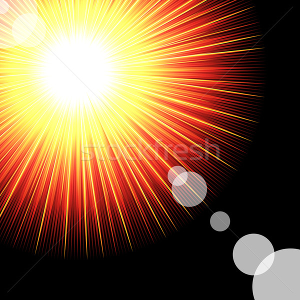 Light Sparkle with flares.  Stock photo © OlgaYakovenko