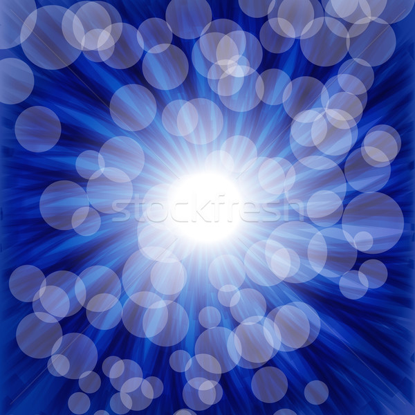Blue luminous background  Stock photo © OlgaYakovenko