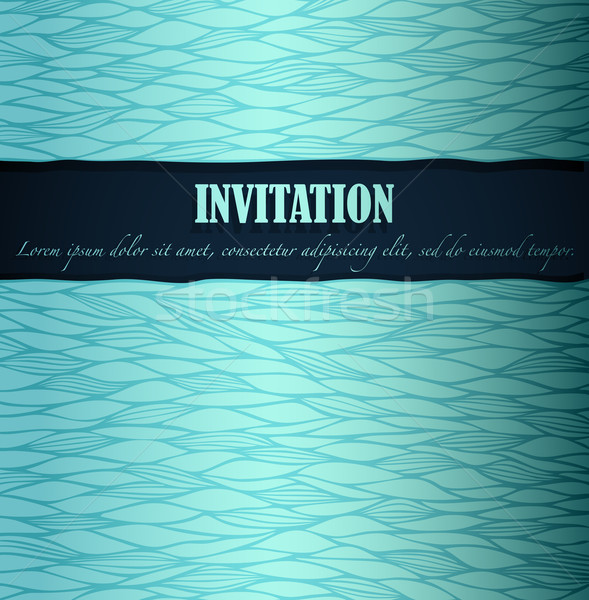 Sommer Einladung Papier Vektor eps8 Illustration Stock foto © oliopi