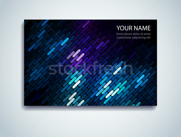 Shiny Mosaic Business Card Stock photo © oliopi