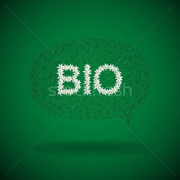 Bio Produkt Label Vektor eps8 Illustration Stock foto © oliopi