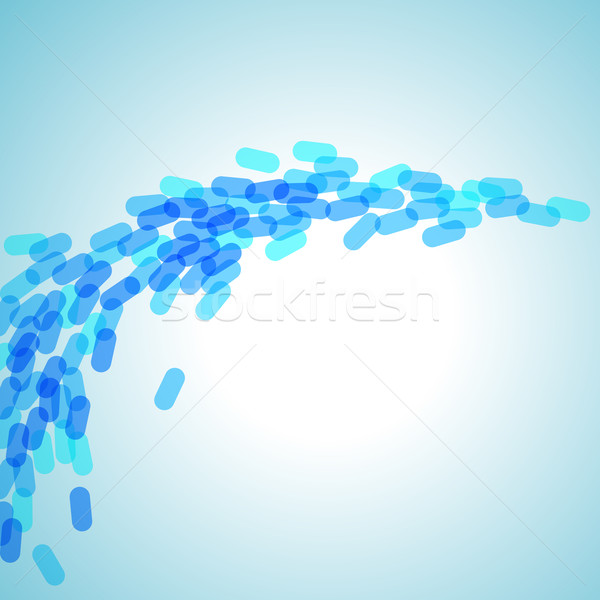Absztrakt kék elemek vektor eps8 víz Stock fotó © oliopi