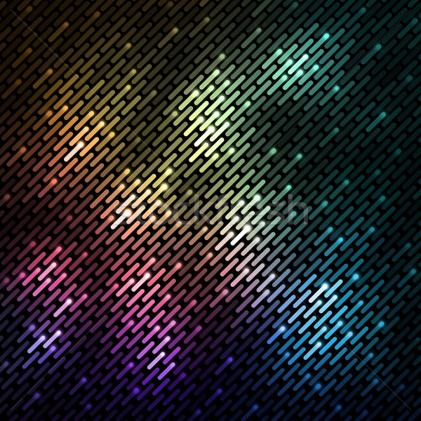 Renkli mozaik afiş vektör eps10 örnek Stok fotoğraf © oliopi