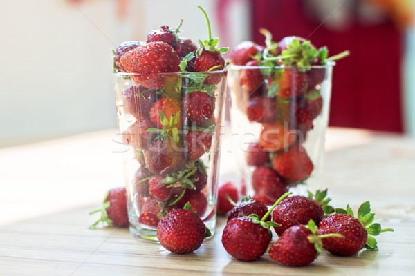 Fresh ripe strawberry  Stock photo © olira