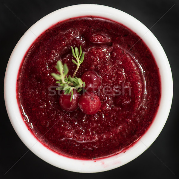 Refreshing cranberry sorbet  Stock photo © olira