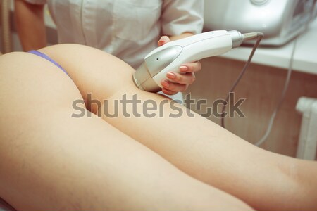 Laser jambe modernes beauté magasin Photo stock © olira