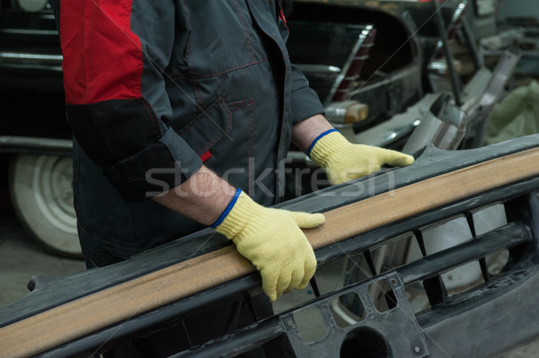 Repairing automotive body Stock photo © olira