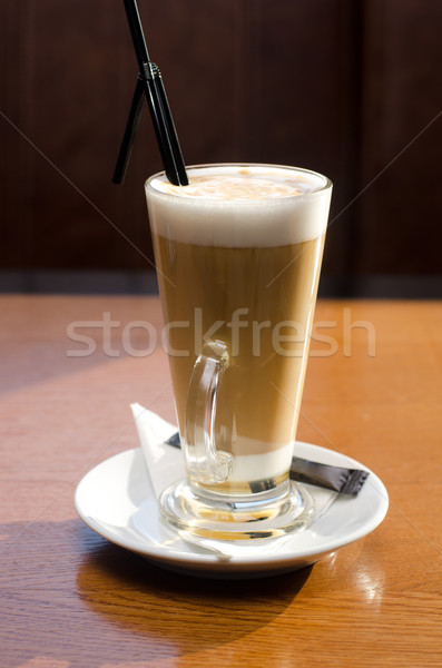 Latte time Stock photo © olira