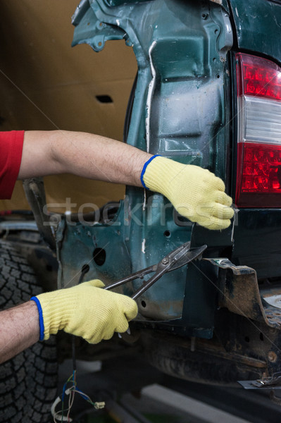 Repairing automotive body Stock photo © olira