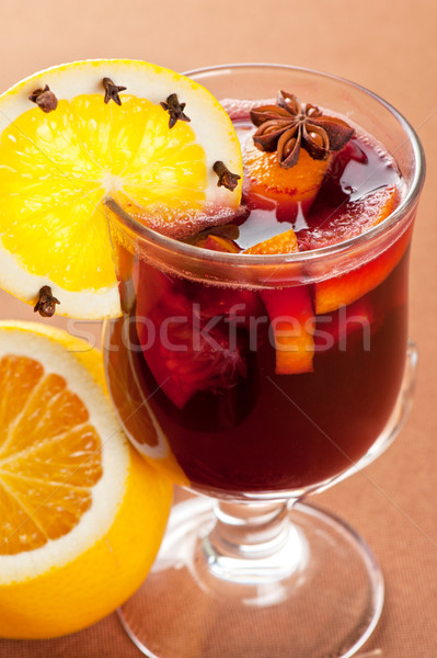 Vin oranges pomme miel Berry fruits Photo stock © olira