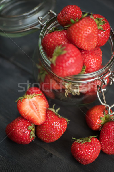 Fresh ripe strawberry Stock photo © olira