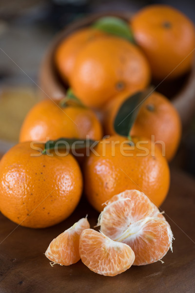 Rijp voorjaar natuur vruchten zomer oranje Stockfoto © olira