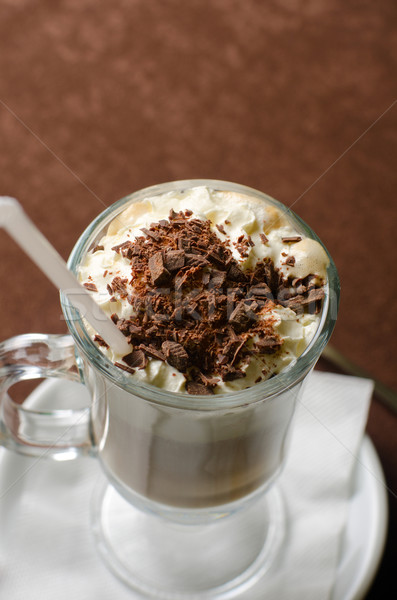 latte cup Stock photo © olira