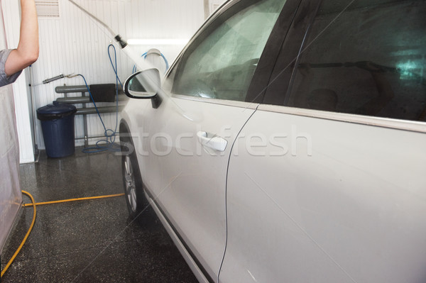 Wassen auto hoog druk water Stockfoto © olira