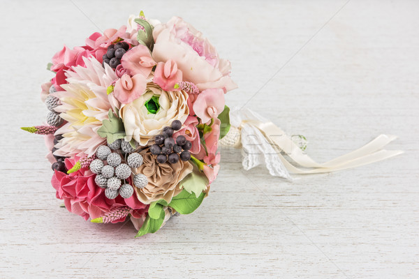 Esküvő virág tavasz szeretet levél szépség Stock fotó © olira